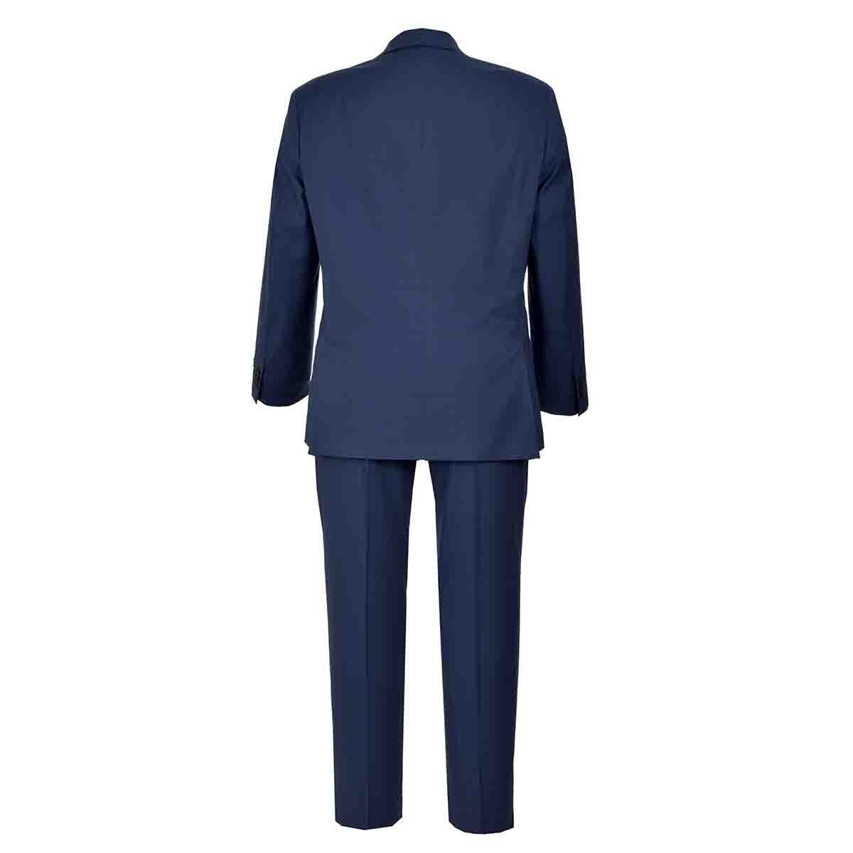 Traje Lino Moda B&t Azul Carlo Corinto