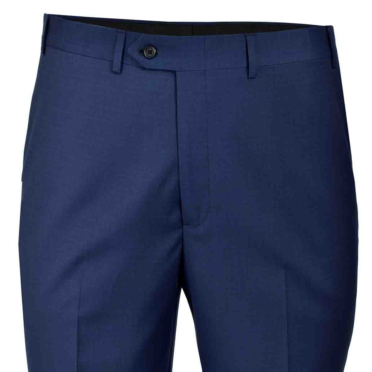 Traje Lino Moda B&t Azul Carlo Corinto