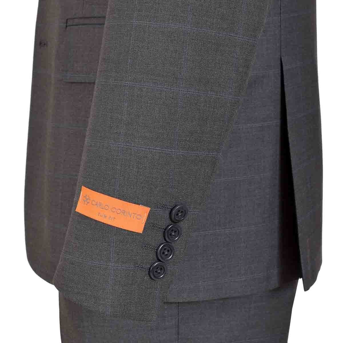 Traje Slim Fit Gris Carlo Corinto