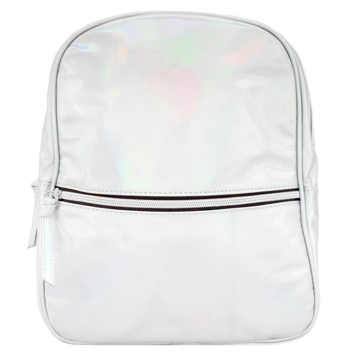 Backpack Charol Plateado C2C