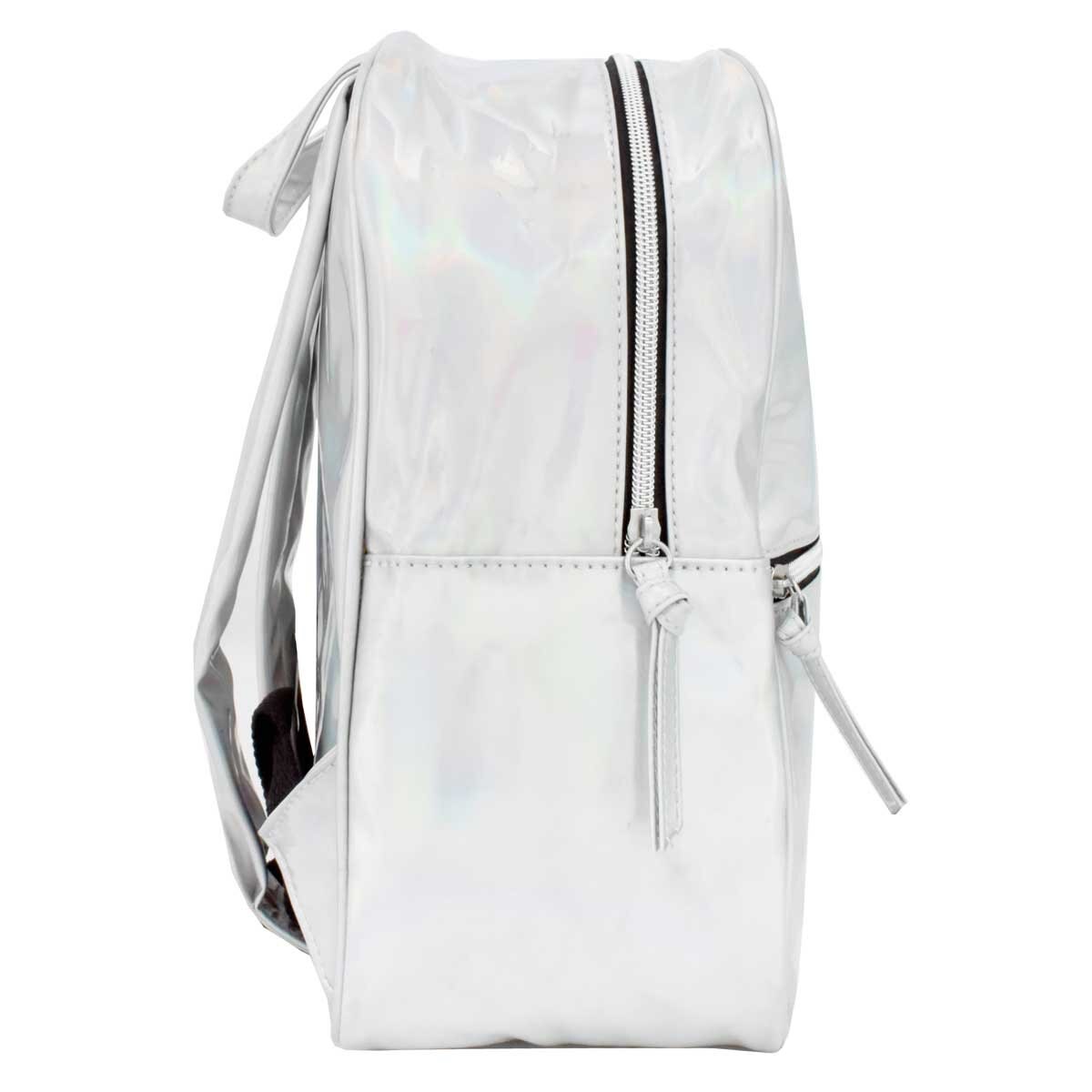 Backpack Charol Plateado C2C