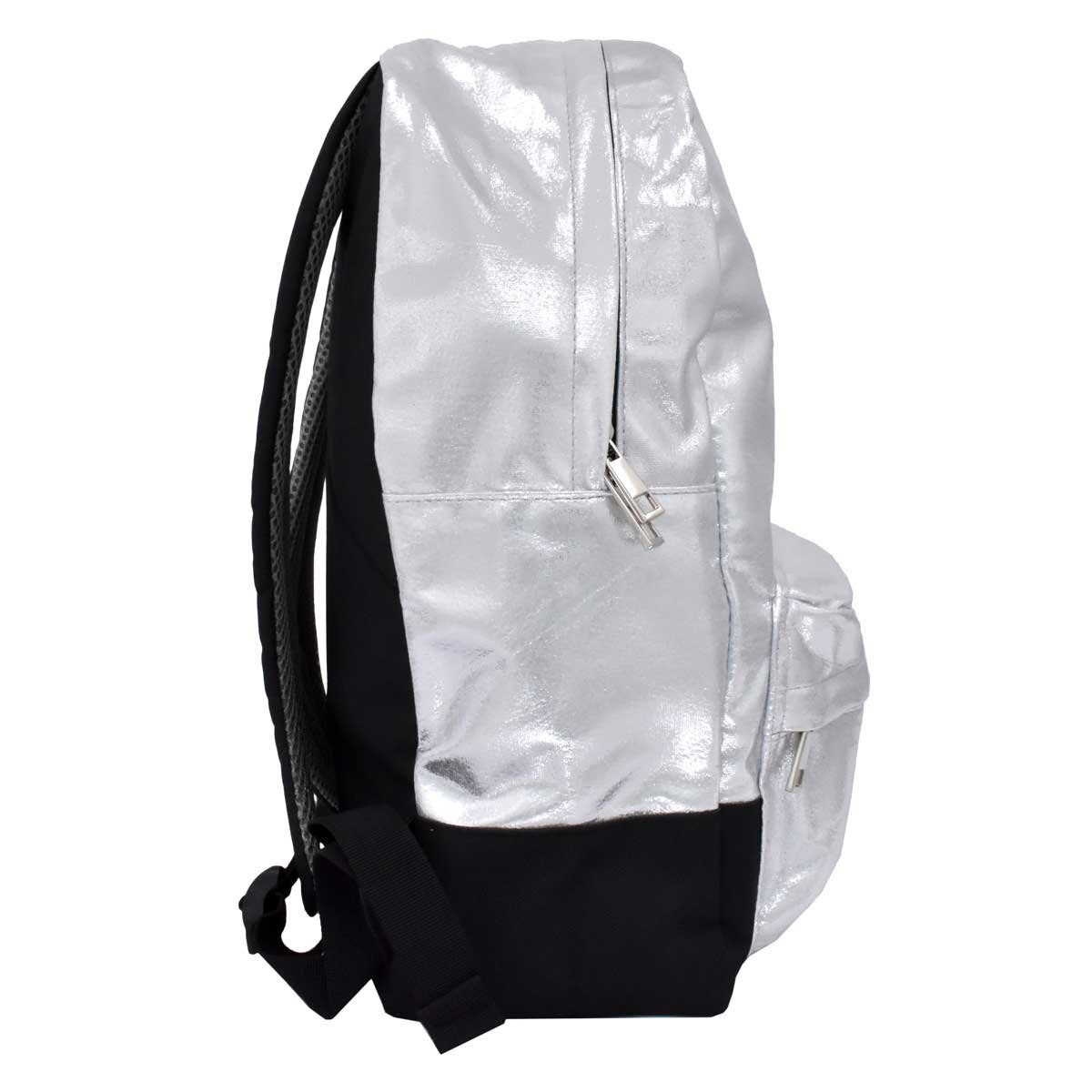 Backpack Estructura Suave Plateado C2C