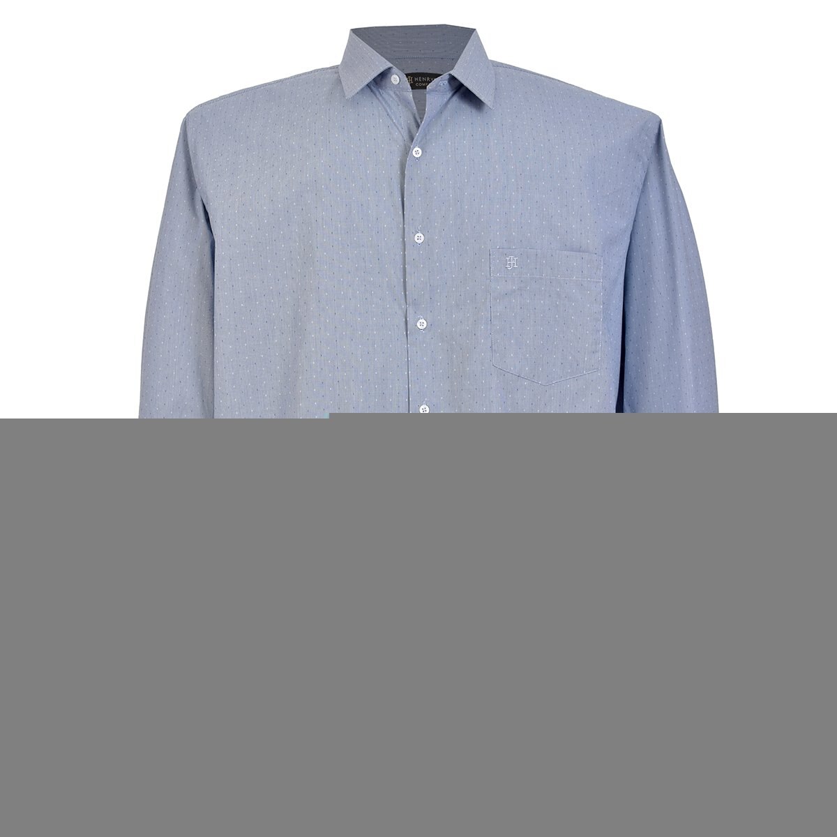 Camisa Azul Maquinilla John Henry para Caballero