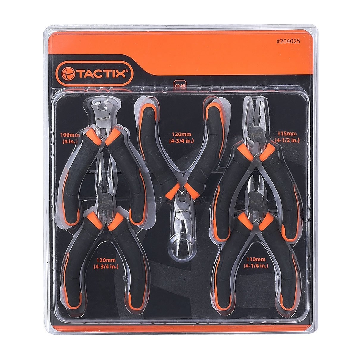 Set 5 Pinzas Mini de Precisión Tactix