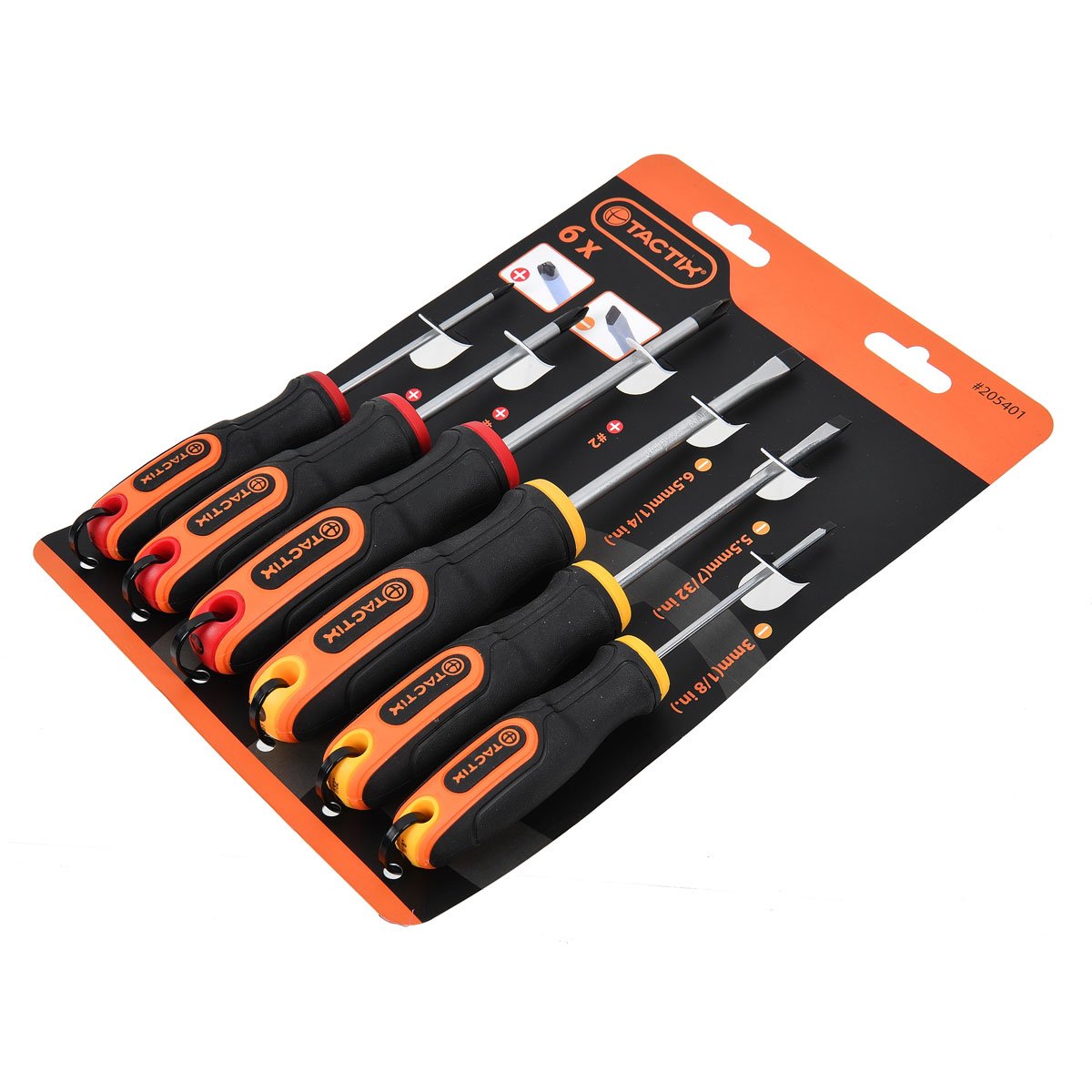 Set 6 Desarmadores Ergonómicos Tactix