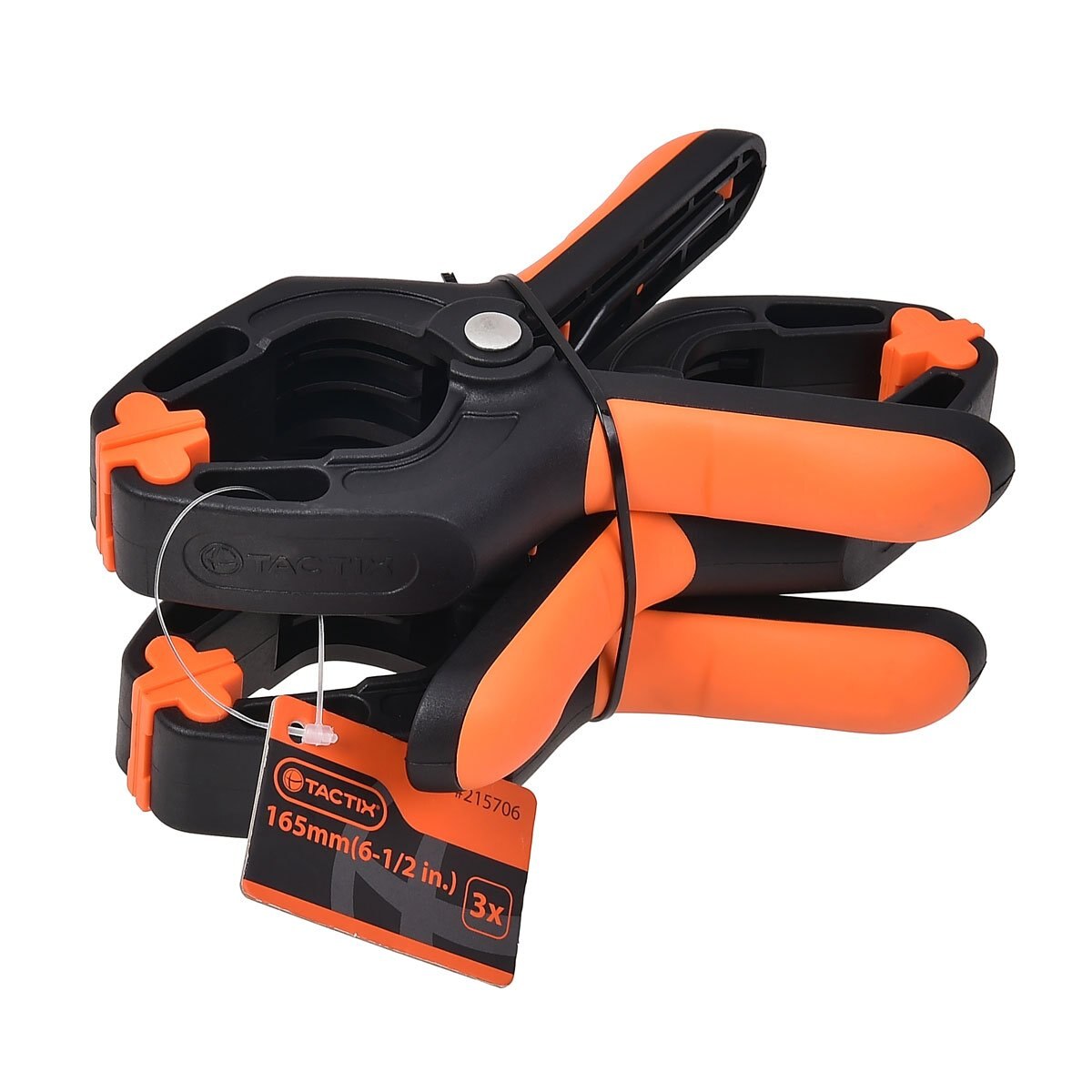 Pinza Sujetadora de Presión 3Pc 165Mm (6-1/2 In) Tactix