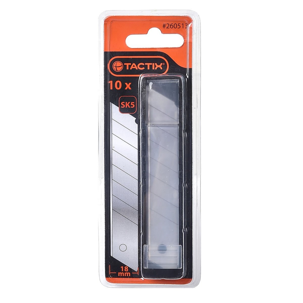 Navaja 10 Pz para Cúter 18Mm Tactix