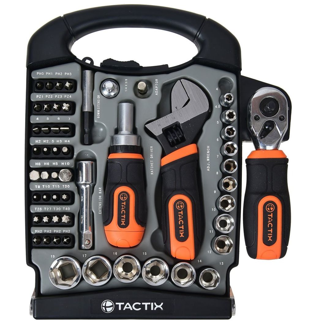Set Autocle Compacto 55 Piezas Tactix