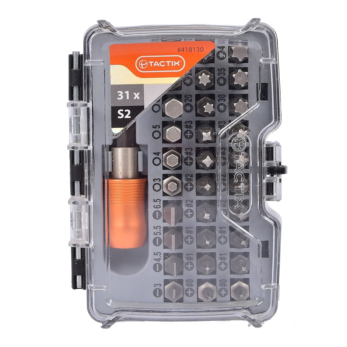 Set de 31Pc S2 Brocas de Cambio Rápido –Métricas Tactix
