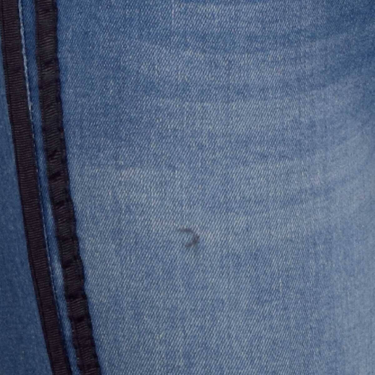 Jeans Panel Alto con Cinta en Contraste Mama Mia