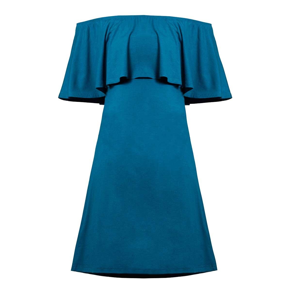 Vestido Corto Volante Tipo Capa 9 Months