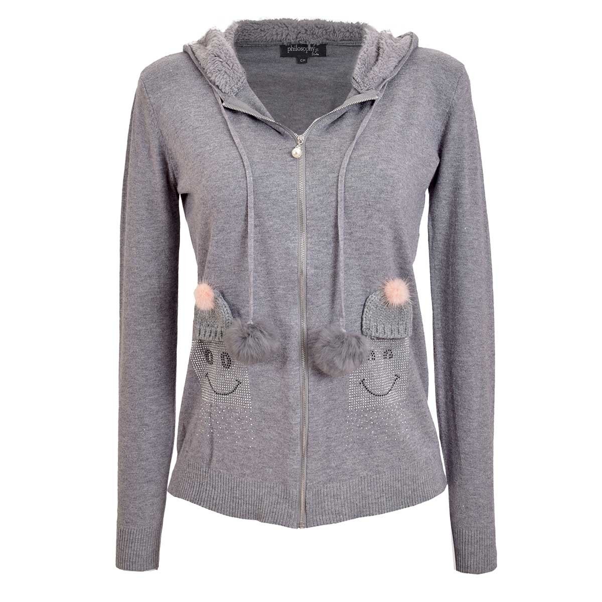 Suéter con capucha philosophy jr Sears