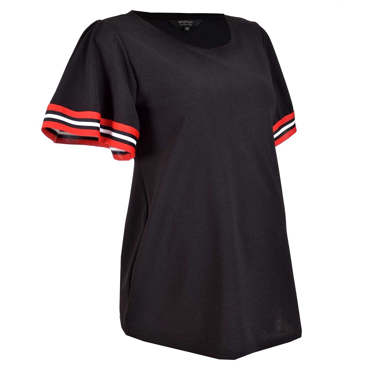 Blusa para Dama con Cinta en Contraste Mama Mia