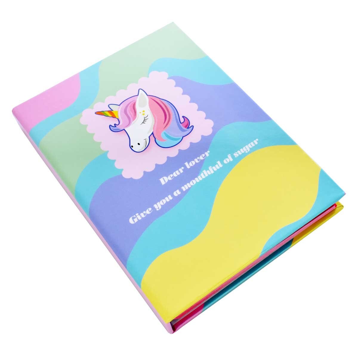 Notas Adhesivas en Cuadernillo Unicornio Multicolor C2C