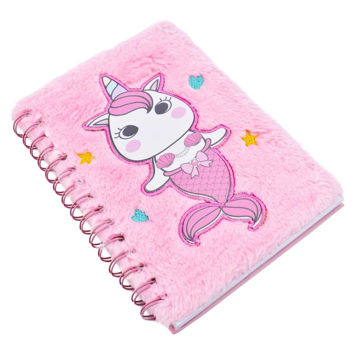 Libreta Forma Francesa Unicornio Sirena Rosa C2C