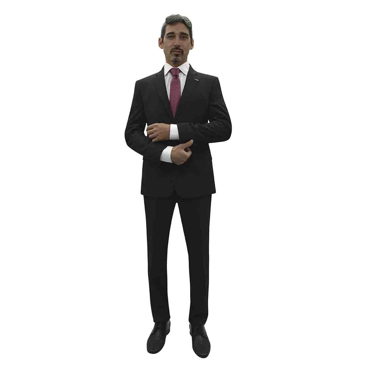 Traje Slim Negro Tommy Hilfiger