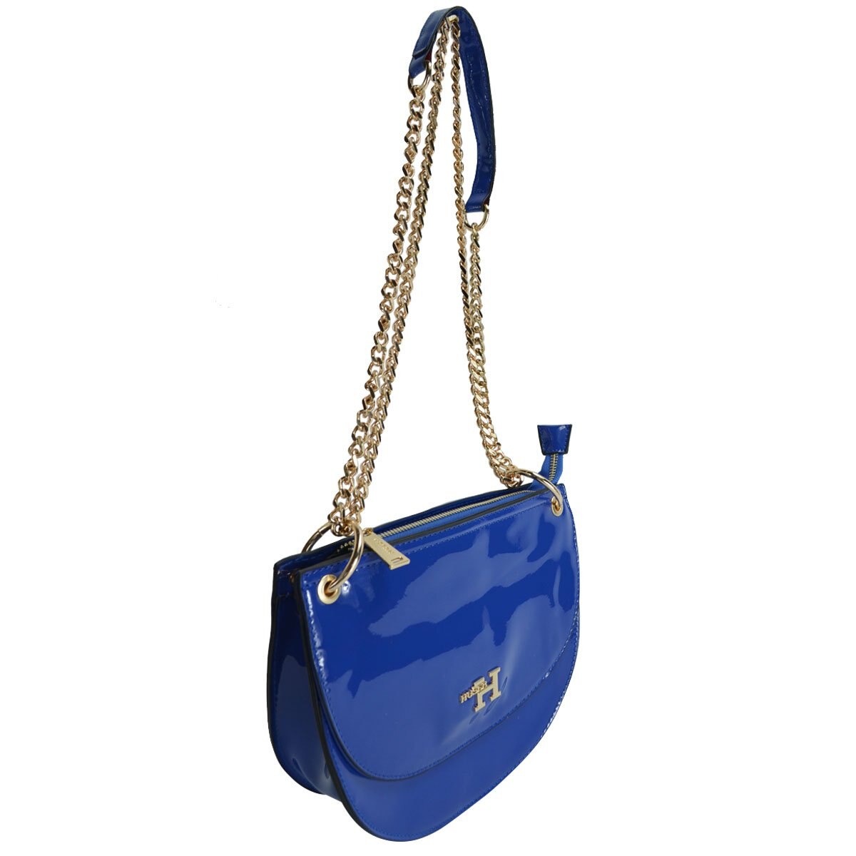 Crossbody Sintético Charol Huser a Zul