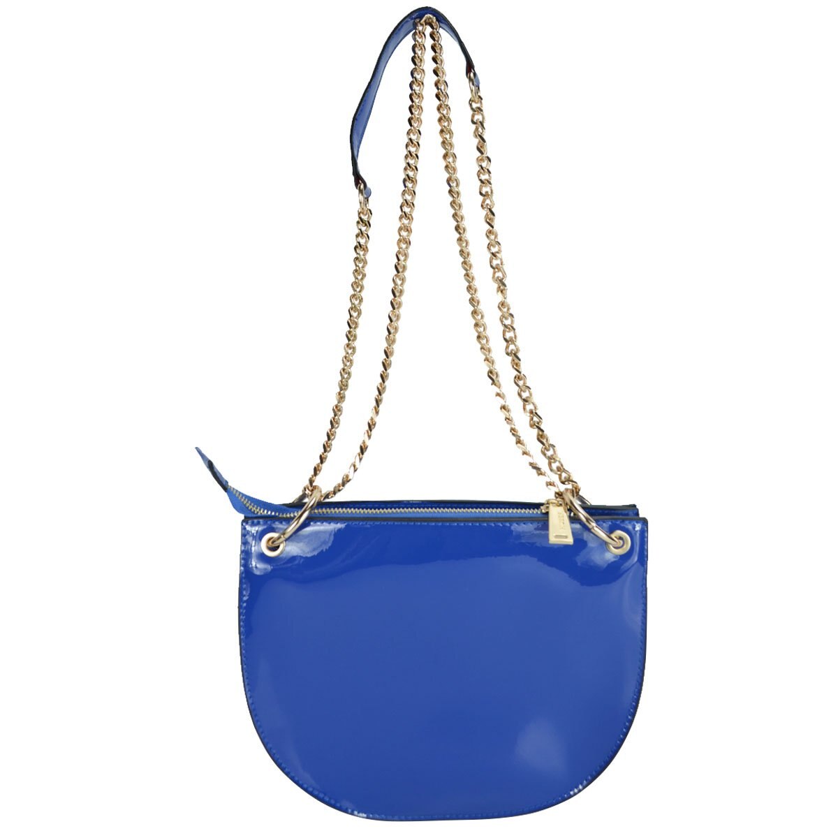 Crossbody Sintético Charol Huser a Zul