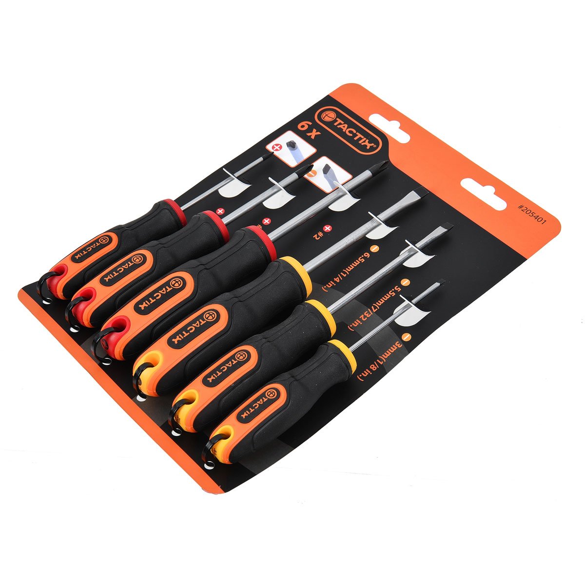 Set 6 Desarmadores Ergonómicos Tactix