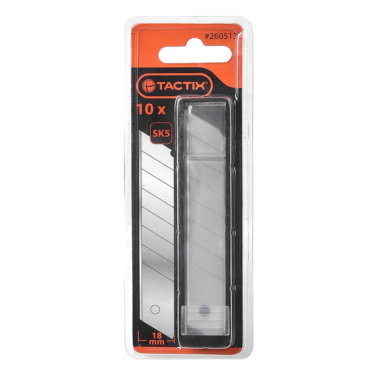 Navaja 10 Pz para Cúter 18Mm Tactix