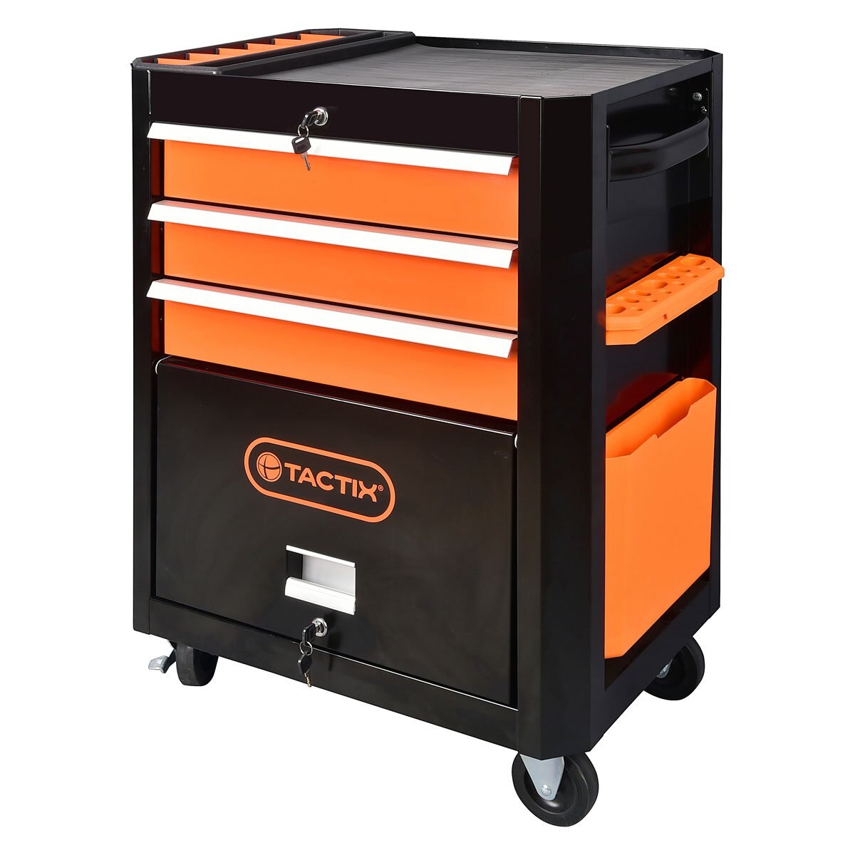 Gabinete de Metal para Herramientas 26In. 3-Cajones 1 Puerta Tactix