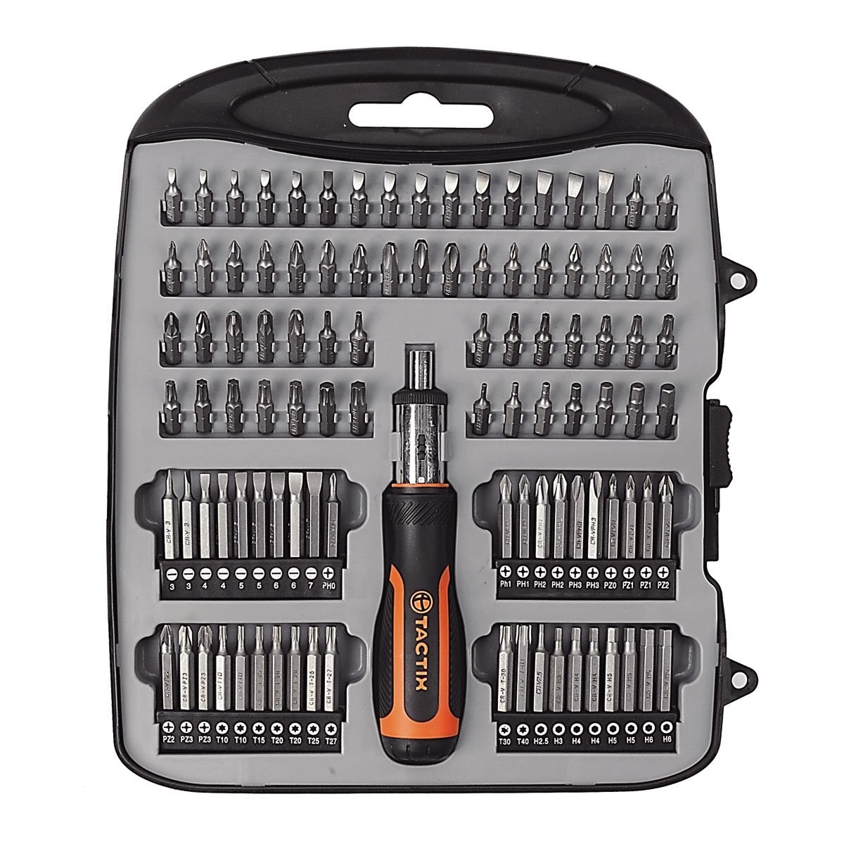 Set 103 Piezas Desarmadores Compacto Tactix