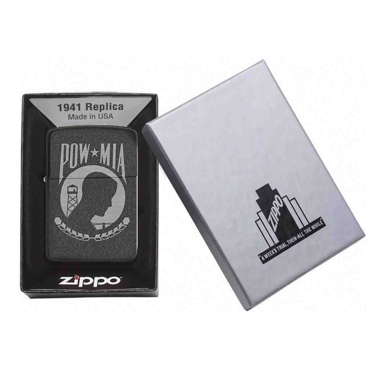 Encendedor Cromado con Diseño Zippo