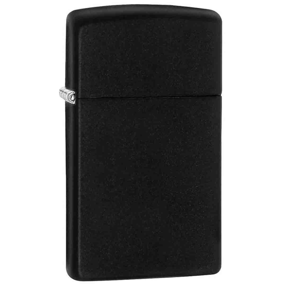 Encendedor Slim Negro Mate Zippo