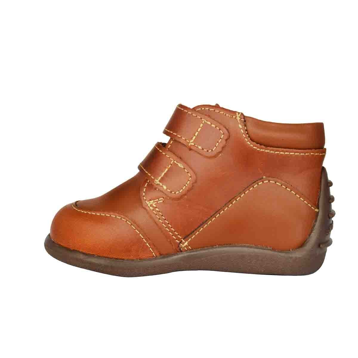 Botita con Puntera y Velcro Café Andanenes para Niña