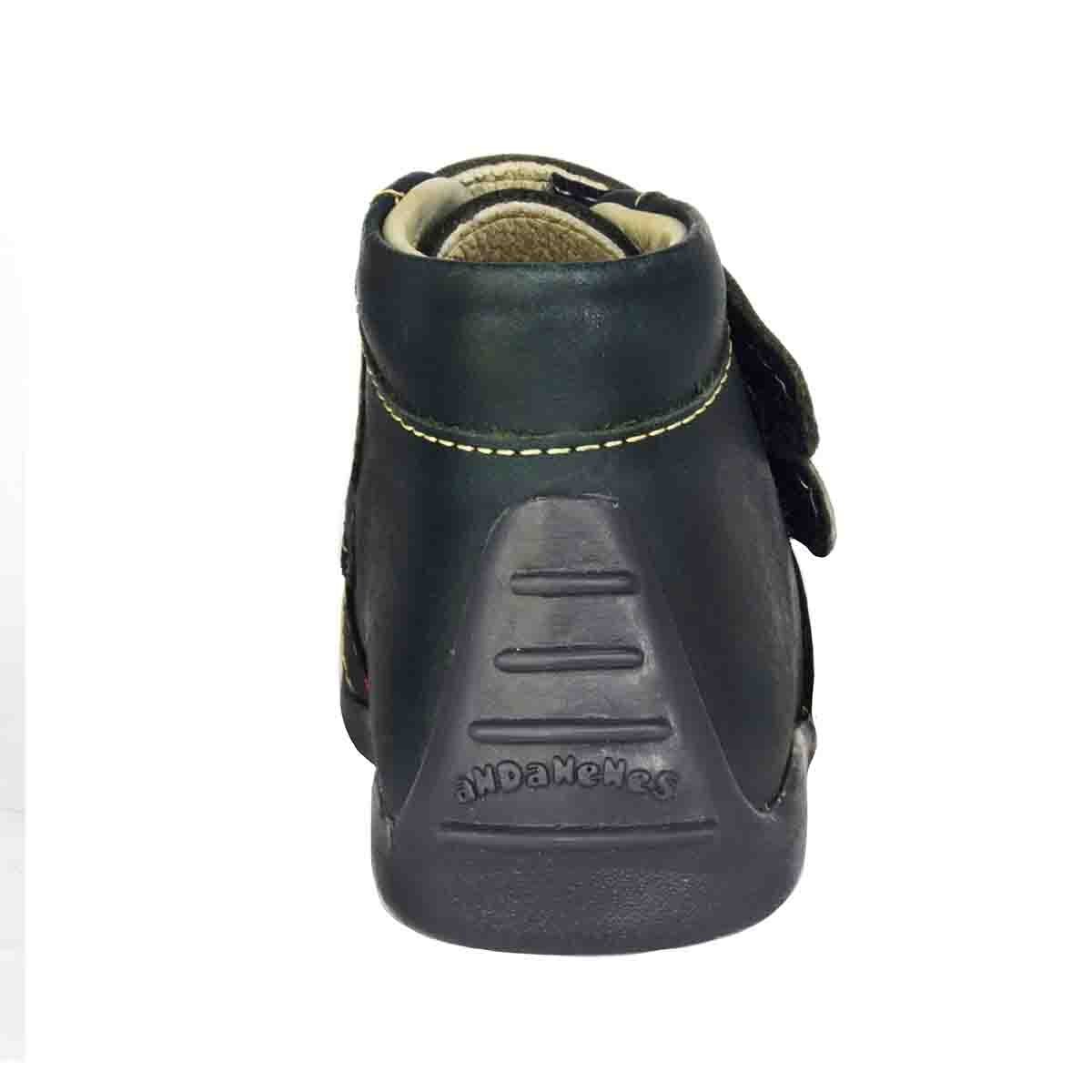 Botita con Puntera y Velcro Marino Andanenes para Niña