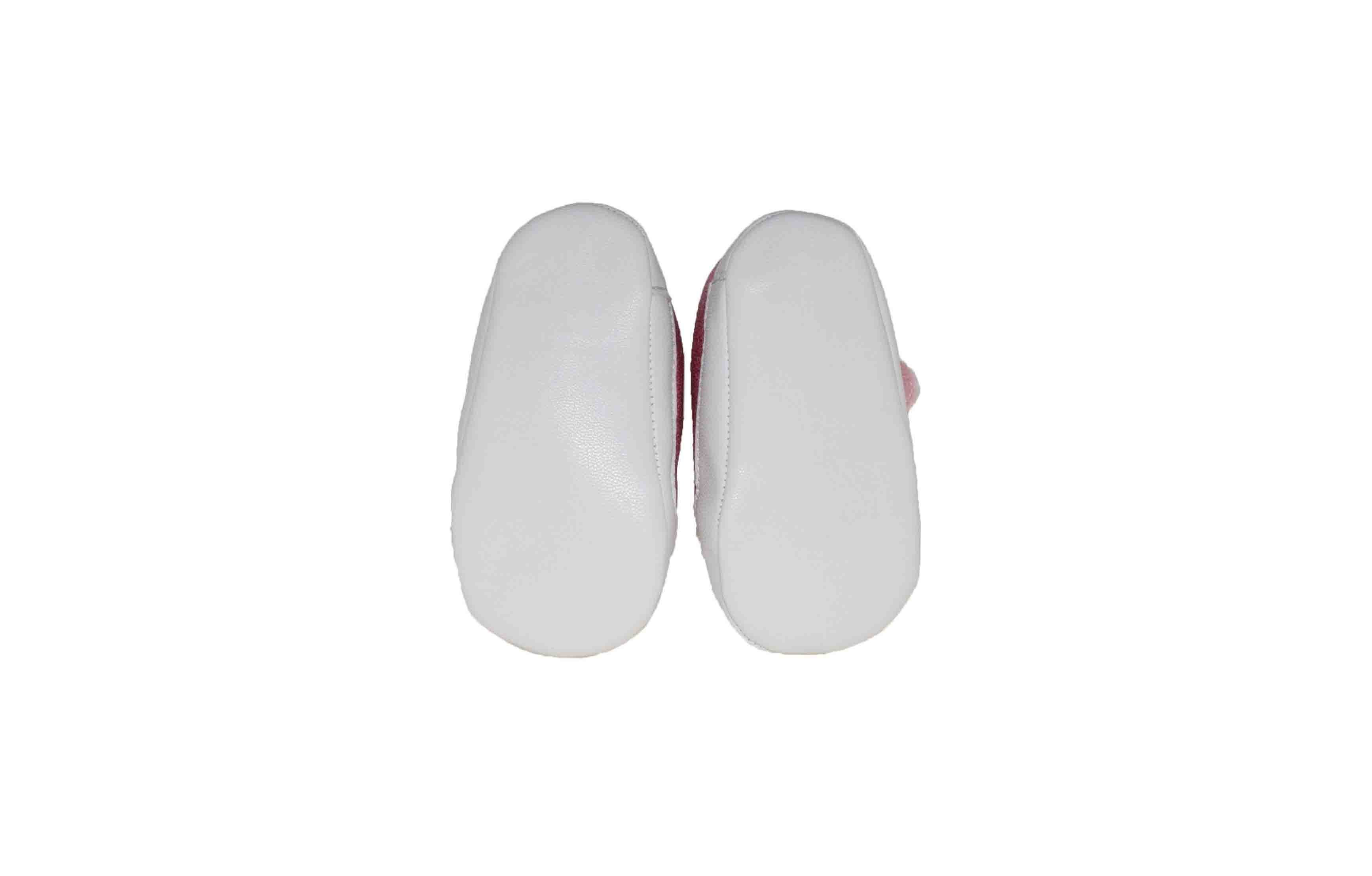Tenis con Brillos y Velcro Rosa Melokoton para Niña