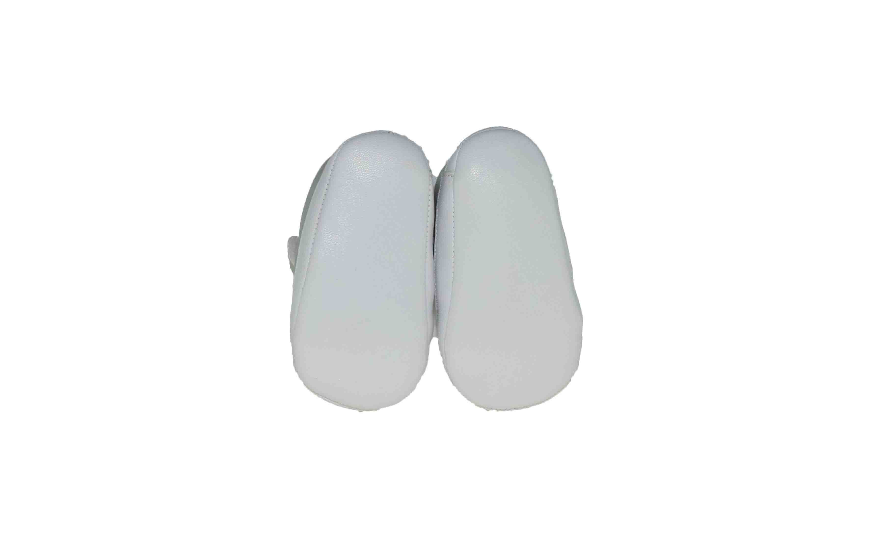 Tenis con Brillos y Velcro Plata Melokoton para Niña