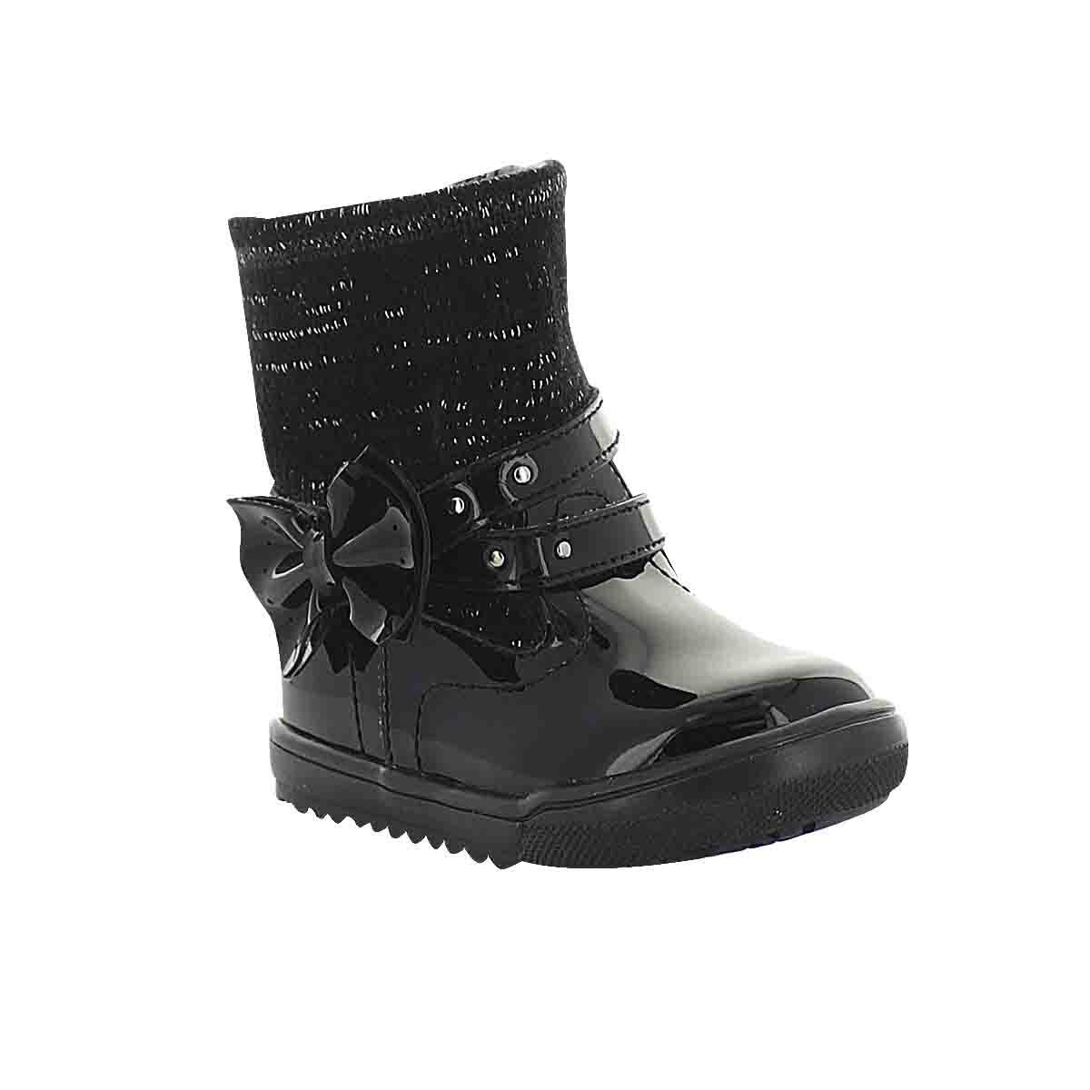 Bota Invernal Nala con Cuello Textil Negro Chabelo
