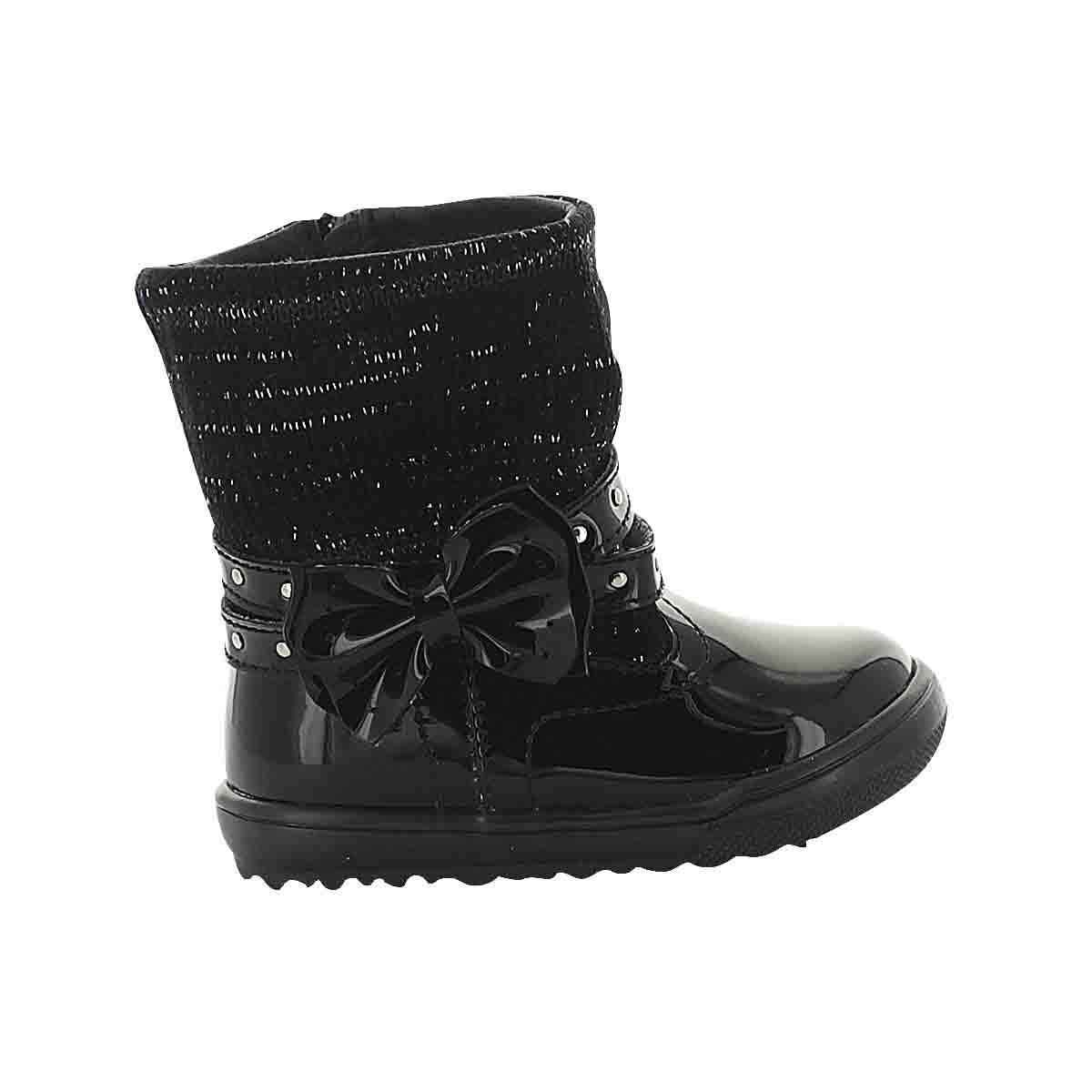 Bota Invernal Nala con Cuello Textil Negro Chabelo