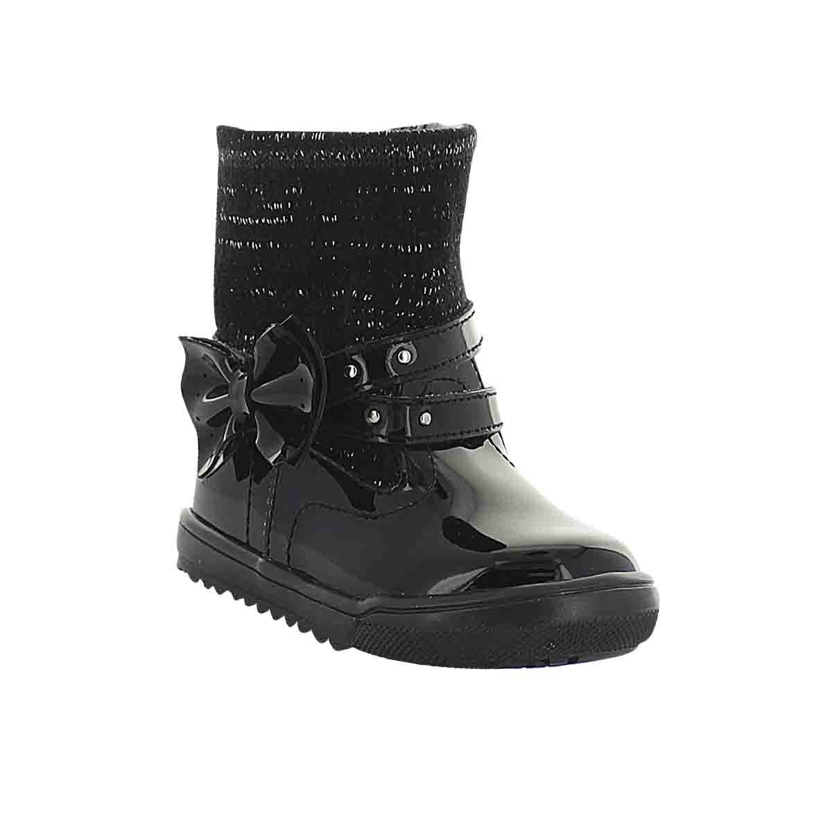 Bota Invernal Nala con Cuello Textil Negro Chabelo