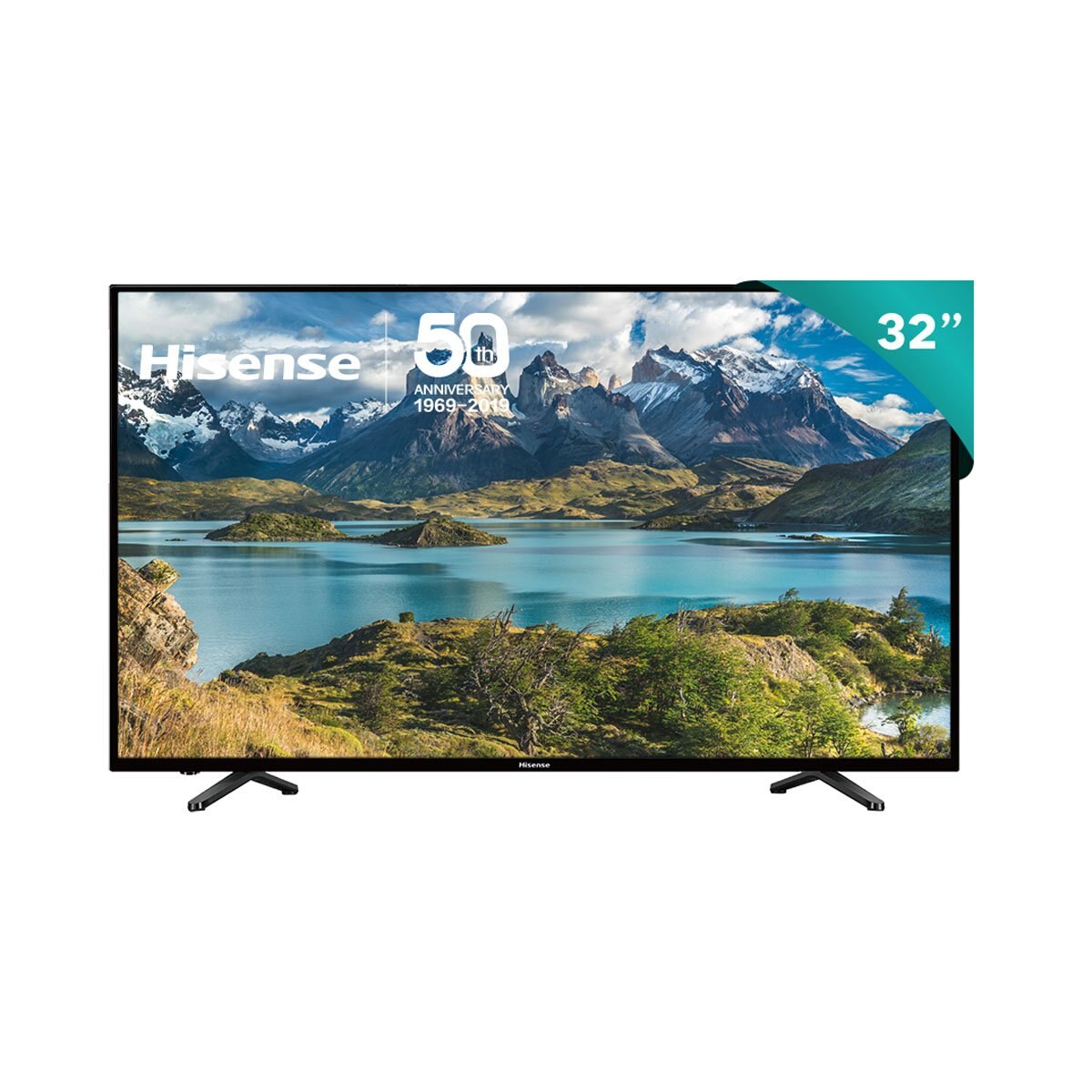 Paquete Pantalla Led Uhd 55" 55H6F + Pantalla Hd 32" 32H3D1 Hisense + Soporte y Accesorios