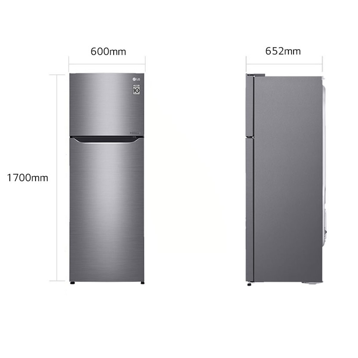 Refrigerador Omega 2 Puertas 11 Pies Silver Lg