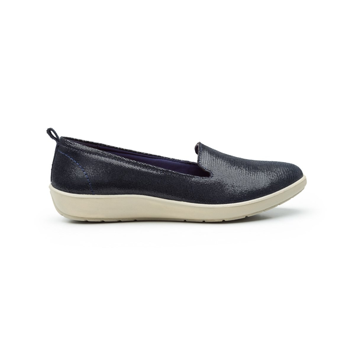 Mocasín Color Azul Flexi
