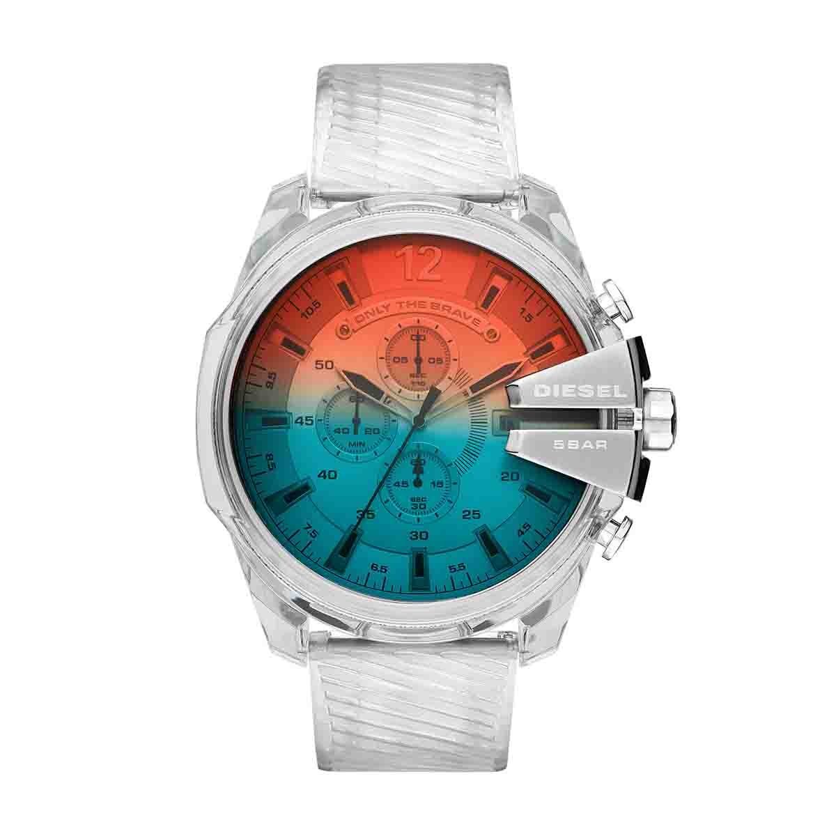 Reloj para Caballero Color Transparente Diesel