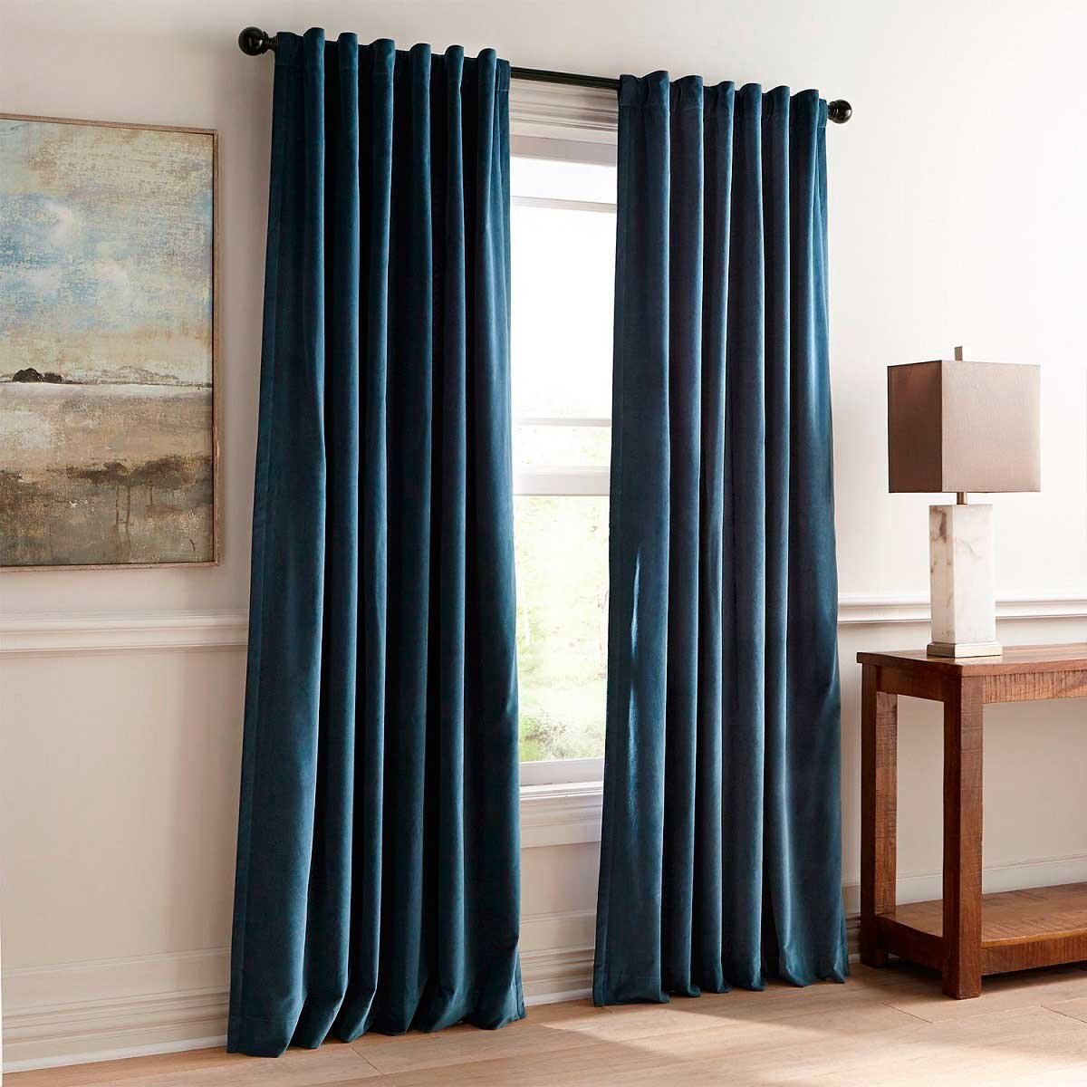 Cortina Sheridan Velvet Navy Pier 1 Imports