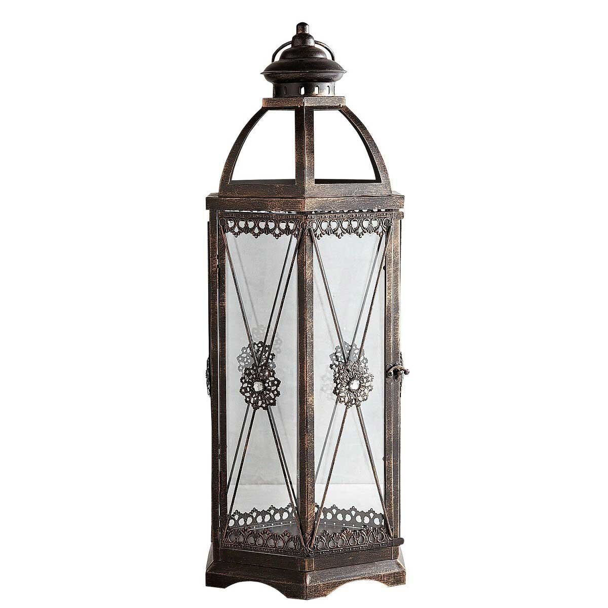 Linterna Jeweled Hexagon Black Pier 1 Imports - Extra Grande