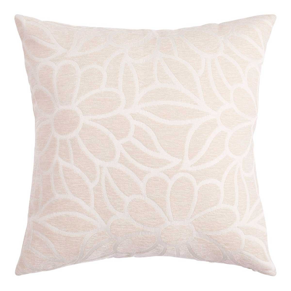 Cojín Chenille Floral Cream Pier 1 Imports