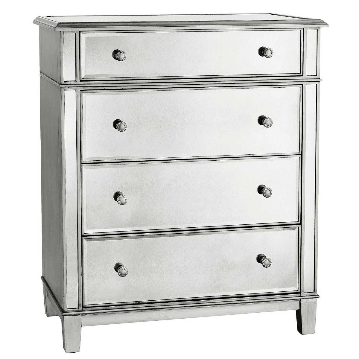 Cajonera Hayworth Silver Pier 1 Imports - 4 Cajones
