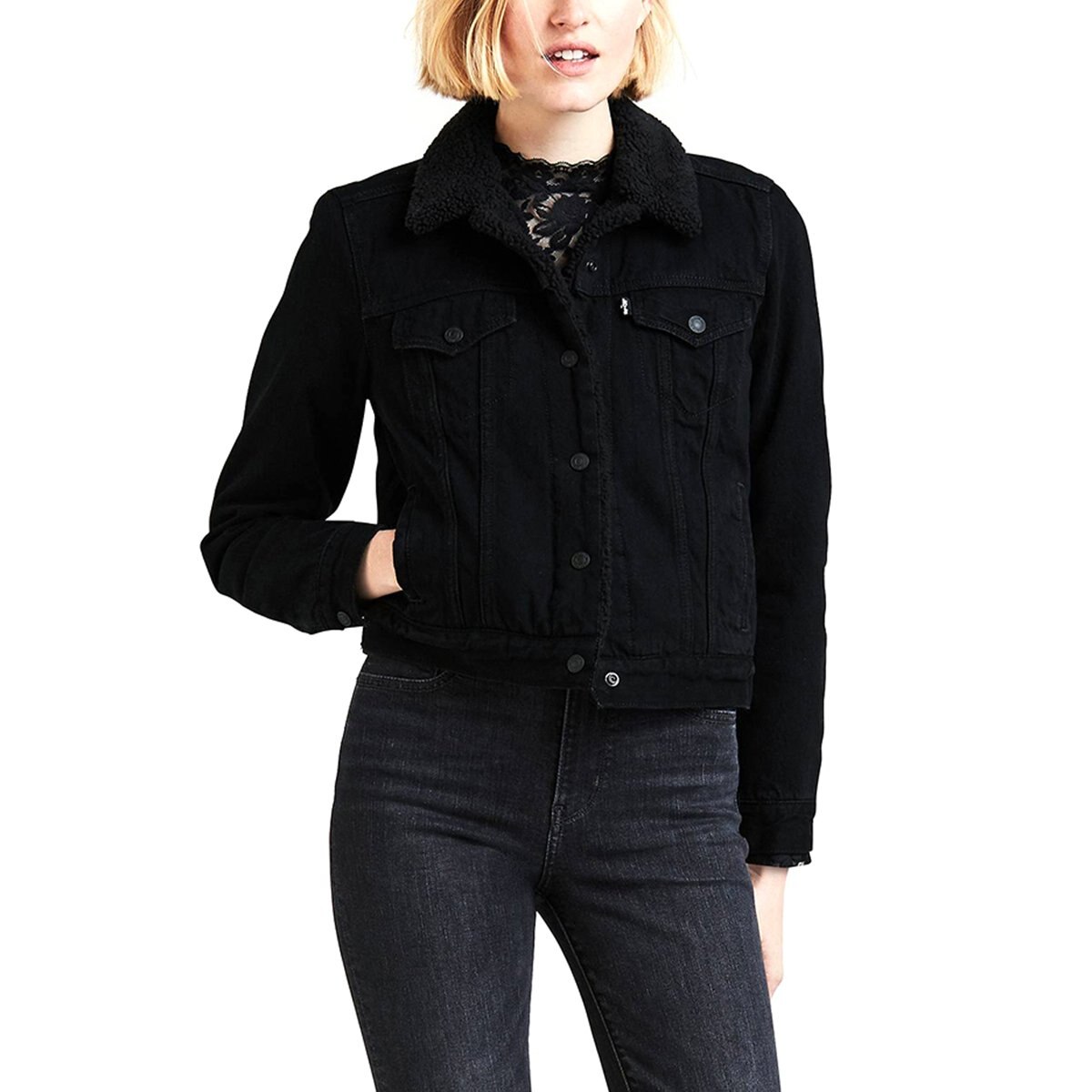 Chamarra Original Sherpa Trucker Juniors Levis