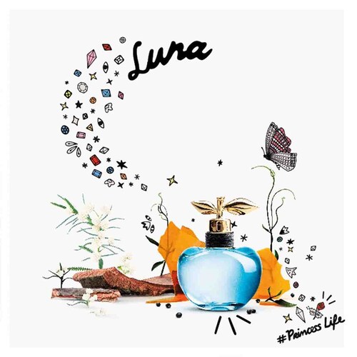 Estuche para Dama Nina Ricci Luna Edt 80 Ml + Lipstick Luna