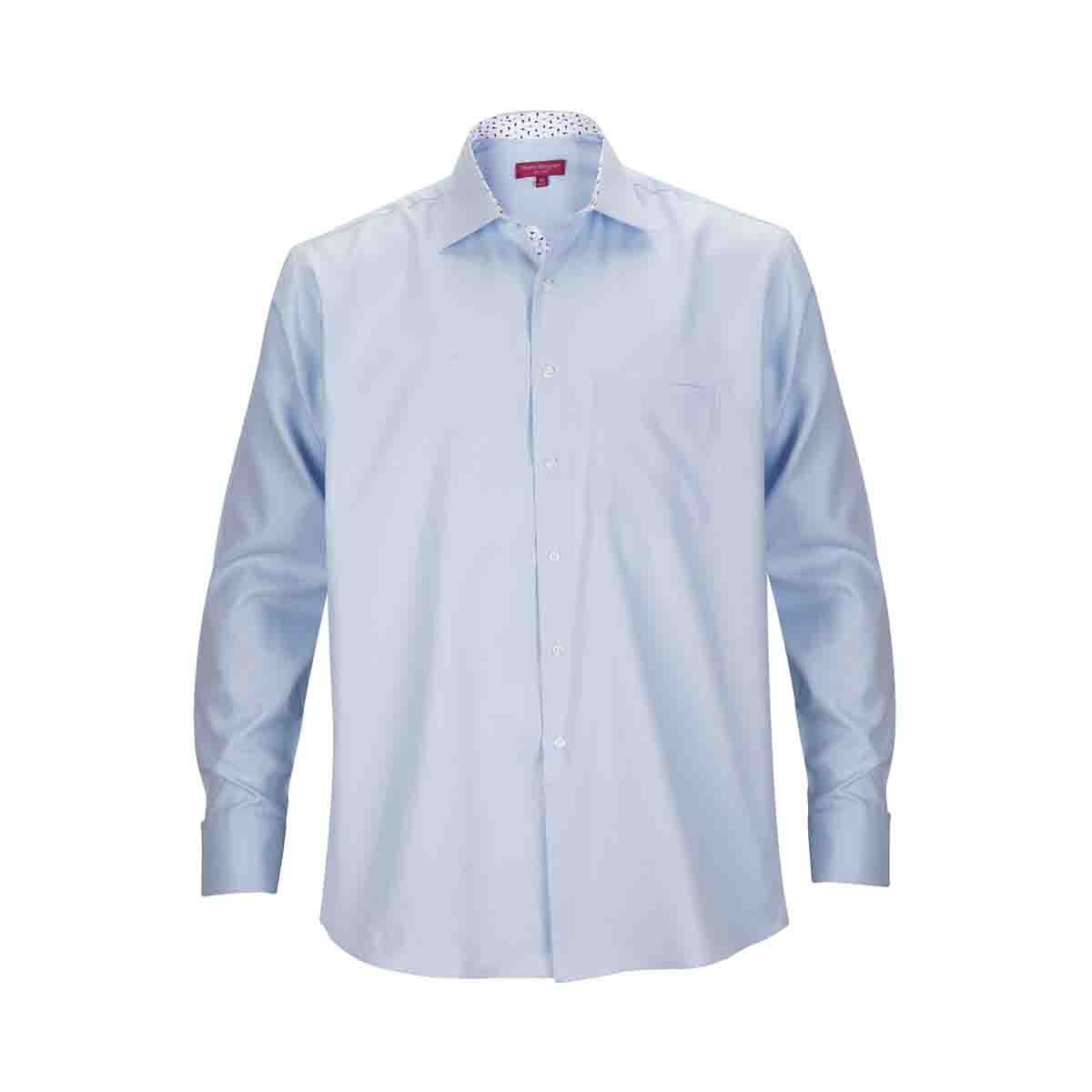 Camisa de Vestir Azul Claro Bruno Magnani para Caballero