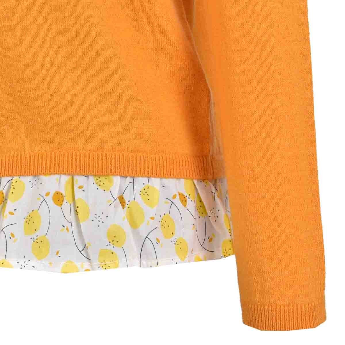 Suéter con Tela Contraste Jeanious para Niña