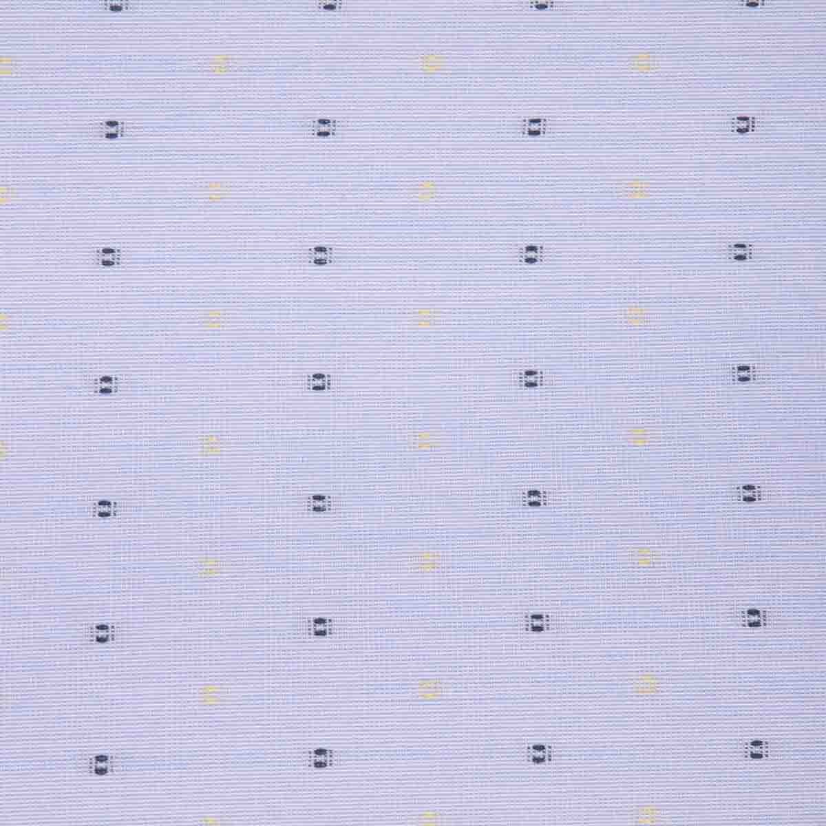 Camisa de Vestir Azul Combinado Bruno Magnani