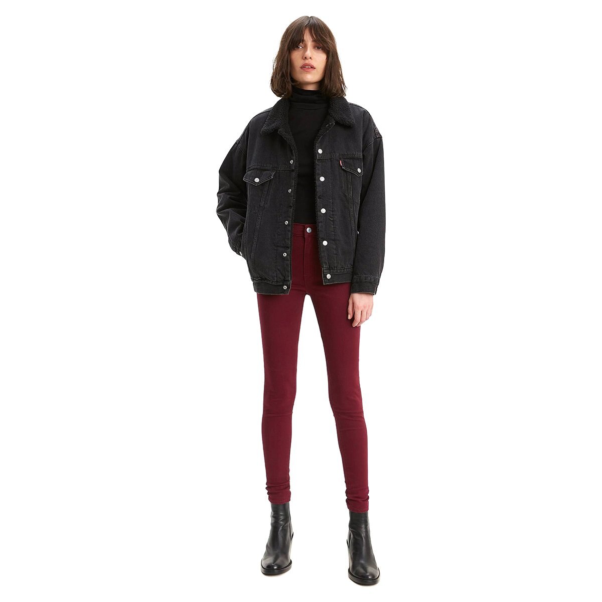 Jeans Súper Skinny Cintura Alta Levis