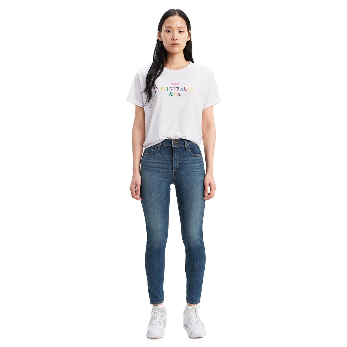Jeans Súper Skinny Cintura Alta Levis